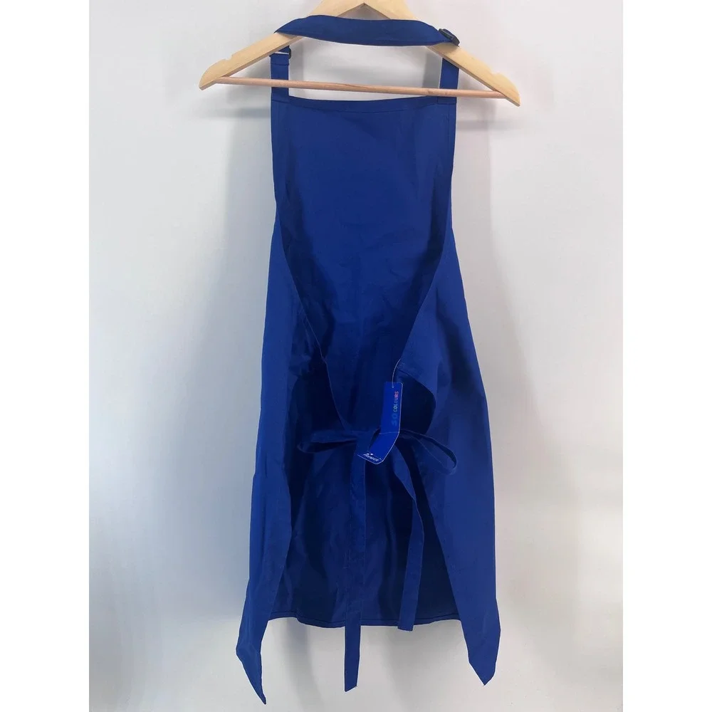 Premier Blue Keep Calm and Carry On Baking Bib Apron Adjustable Neck